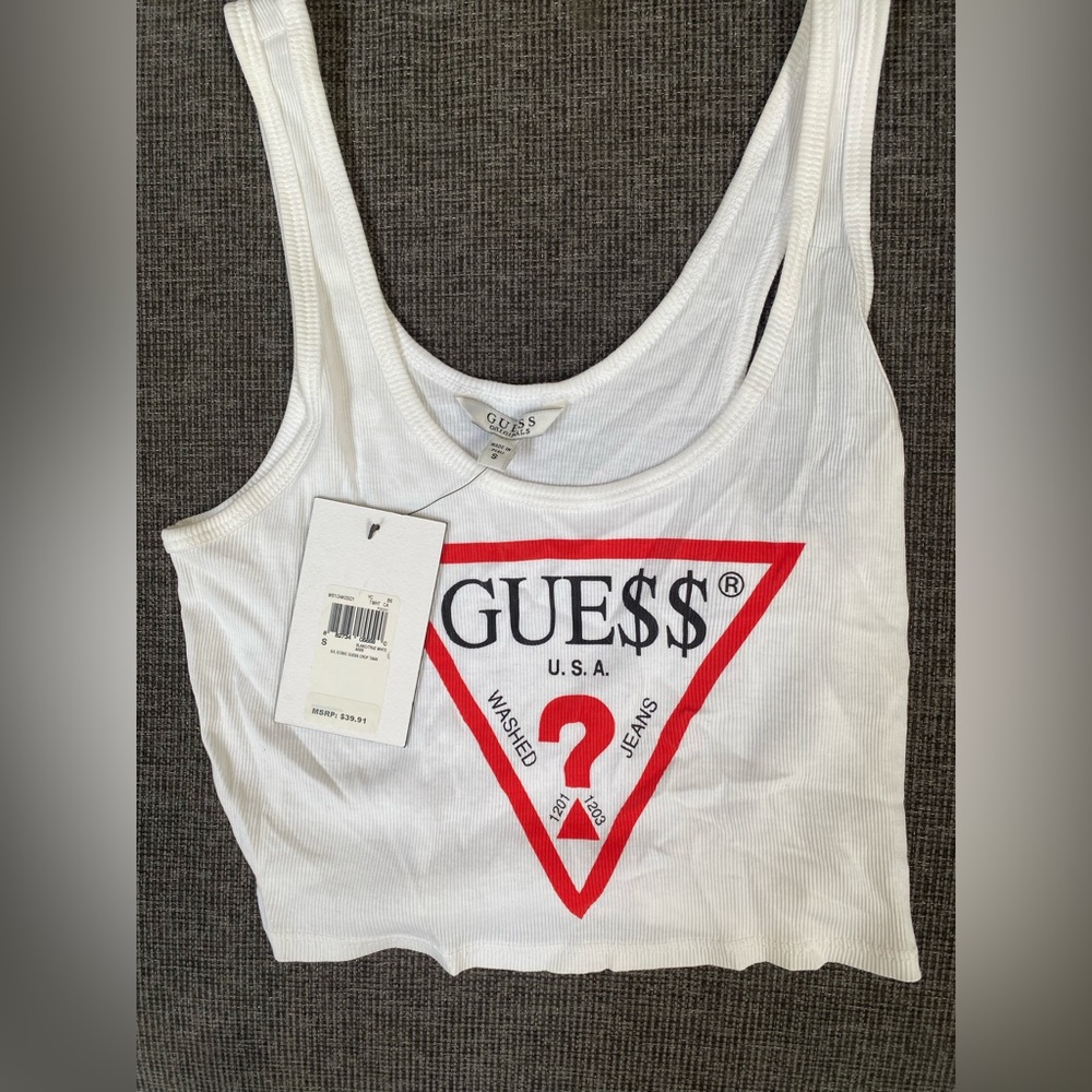 Guess crop top, new with tags